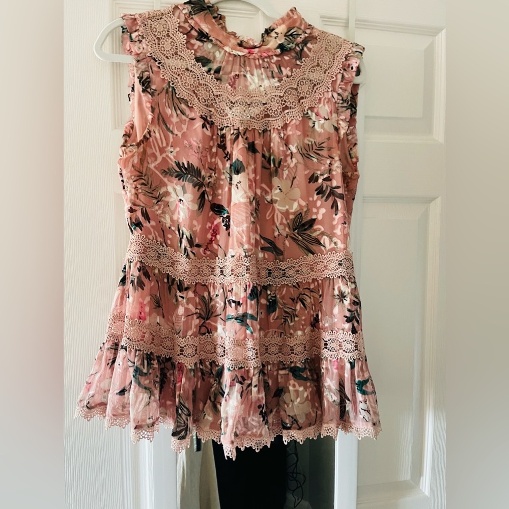 Kate Spade Silk Floral Top